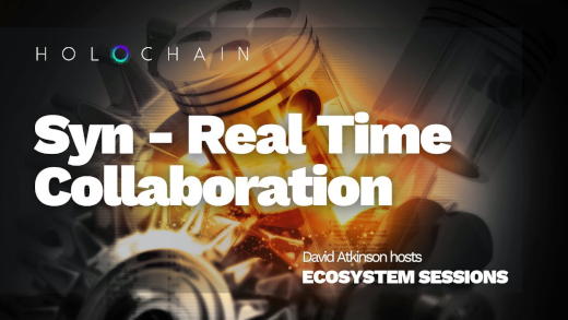 Syn - Real Time Collaboration, a splash screen for a demo video
